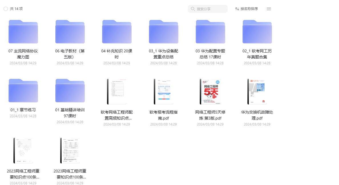 Summer夏老师.202311.软考中级网络工程师【精讲+真题+冲刺】