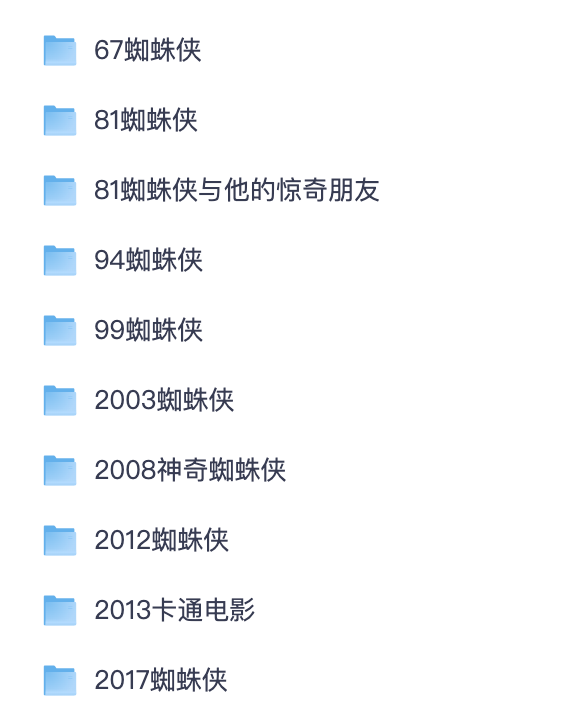 蜘蛛侠全系列动漫大全合集｜高清完整版带中文字幕（夸克网盘资源分享）