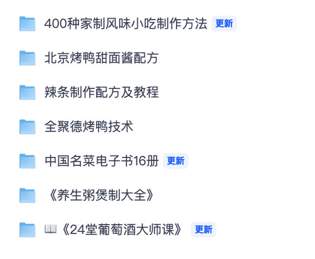 商用家用烹饪技术大全|400 种小吃 + 烤鸭全套配方名菜电子书【夸克网盘分享】